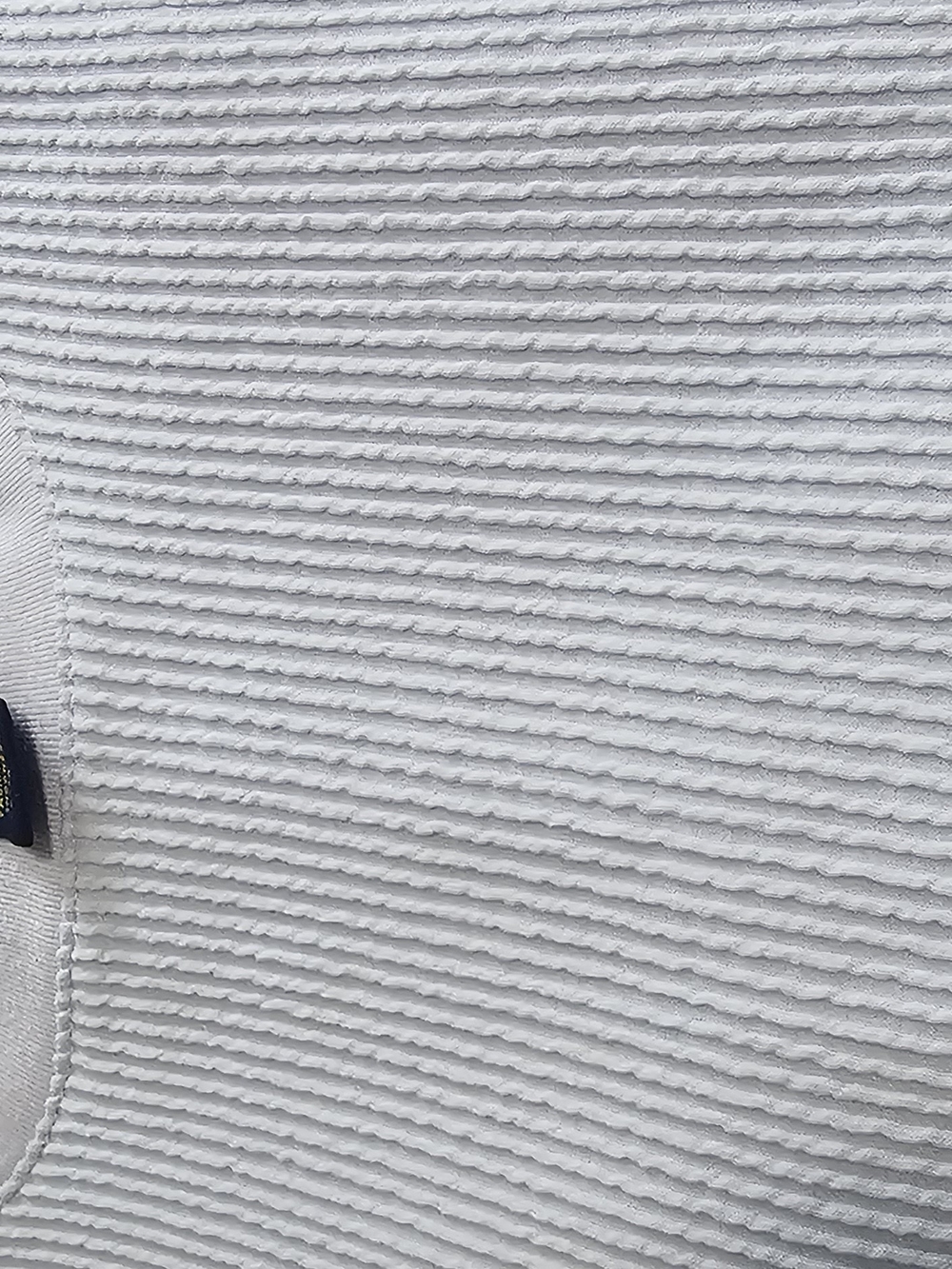 Polo by Ralph Lauren Light Blue Seersucker Crew Neck T-Shirt - Picture 4 of 4